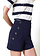 TWINSET Twinset short with gold buttons Blue