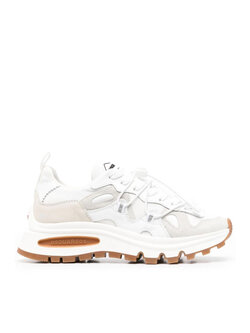 DSQUARED2 Dsquared2 RUN DS2 women sneakers / runner Beige / Wit ( wit plaatje bij veter )