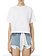 ELISABETTA FRANCHI Elisabetta Franchi tshirt with logo and charms White