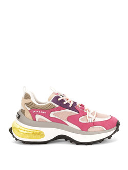 DSQUARED2 Dsquared2 dames Bubble sneaker / runner Fushia roze / Beige