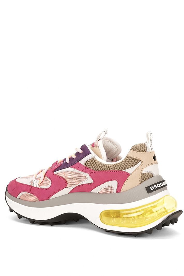 DSQUARED2 Dsquared2 dames Bubble sneaker / runner Fushia roze / Beige