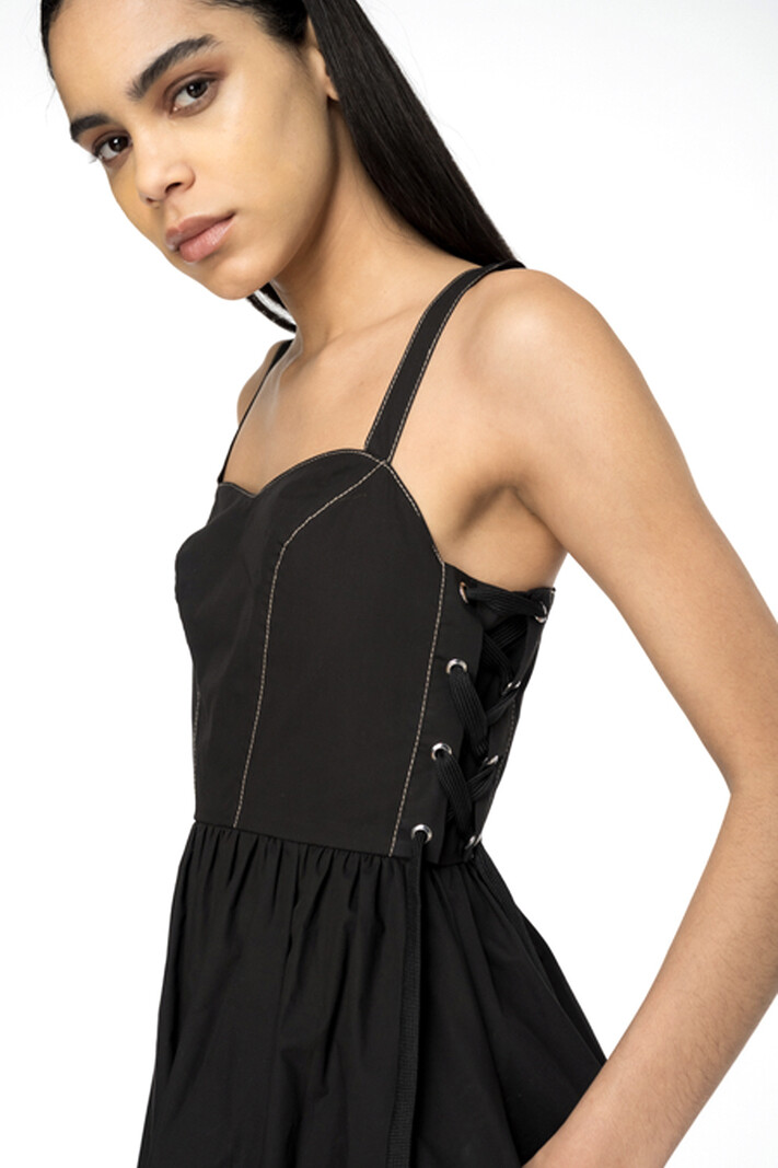 PINKO Pinko dress with side lacing Black