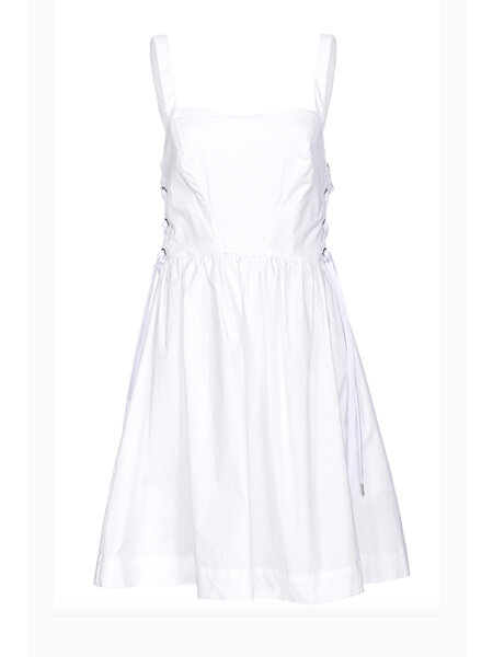 PINKO Pinko dress with side lacing White