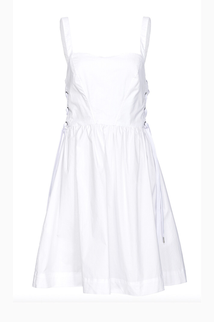 PINKO Pinko dress with side lacing White