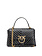 PINKO Pinko Classic Lady Love Bag Puff Chevron Black