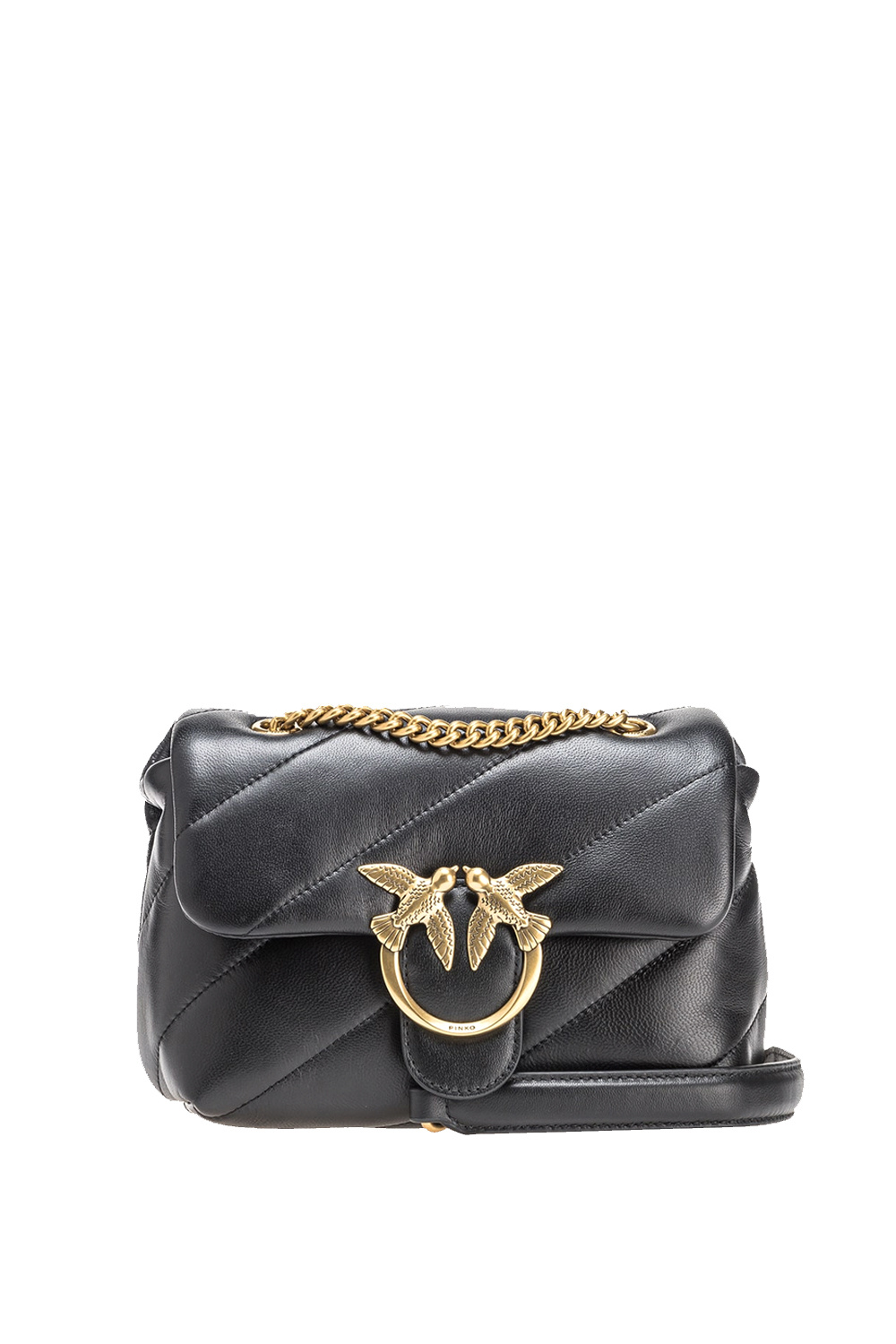 PINKO Pinko Mini Love Bag Puff Maxi Quilt Zwart