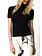 TWINSET Twinset gebreide top met logo op mouw Zwart