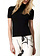 TWINSET Twinset knit top with logo on sleeve Black