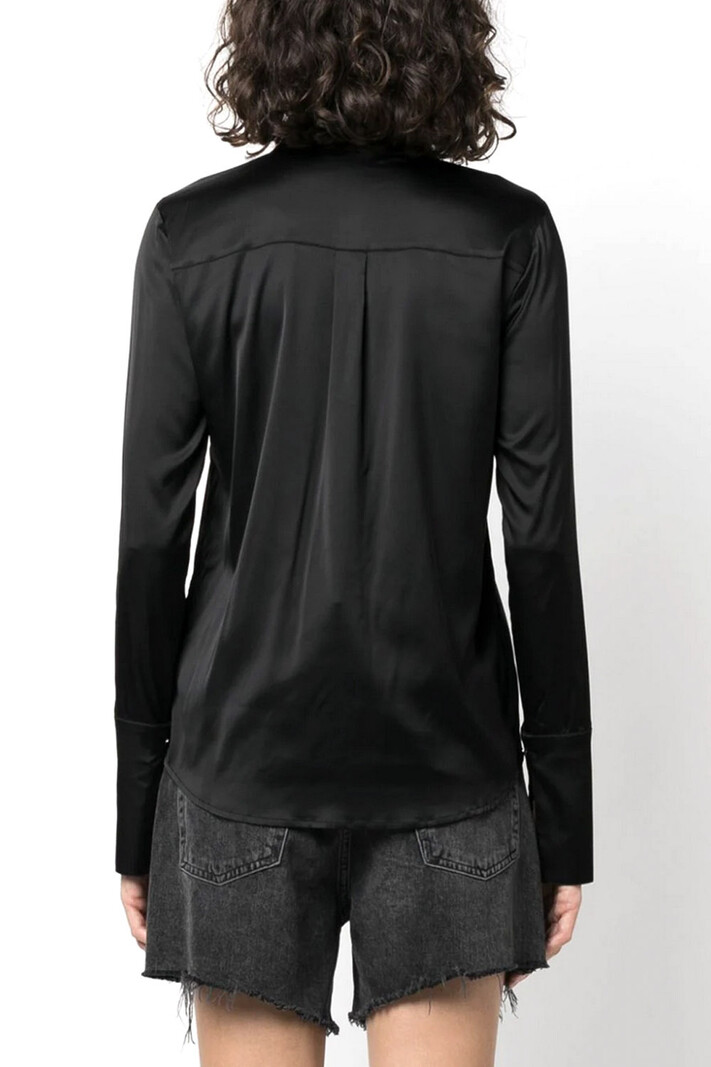 PATRIZIA PEPE Patrizia Pepe Satin blouse Black