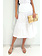 PATRIZIA PEPE Patrizia Pepe cotton half long skirt White