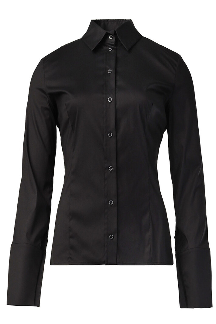 PATRIZIA PEPE Patrizia Pepe cotton stretch blouse Black