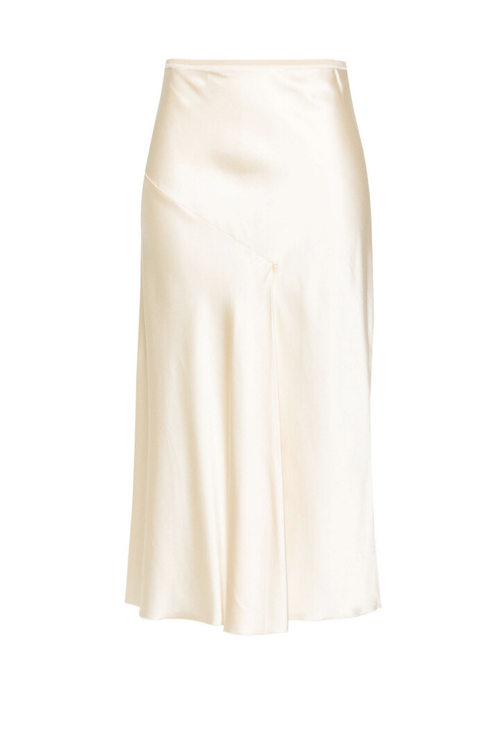 PATRIZIA PEPE Patrizia Pepe satijnen rok Ivory Skin / Beige