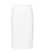 PATRIZIA PEPE Patrizia Pepe strech pencil skirt with luxurious fabric and high slit White