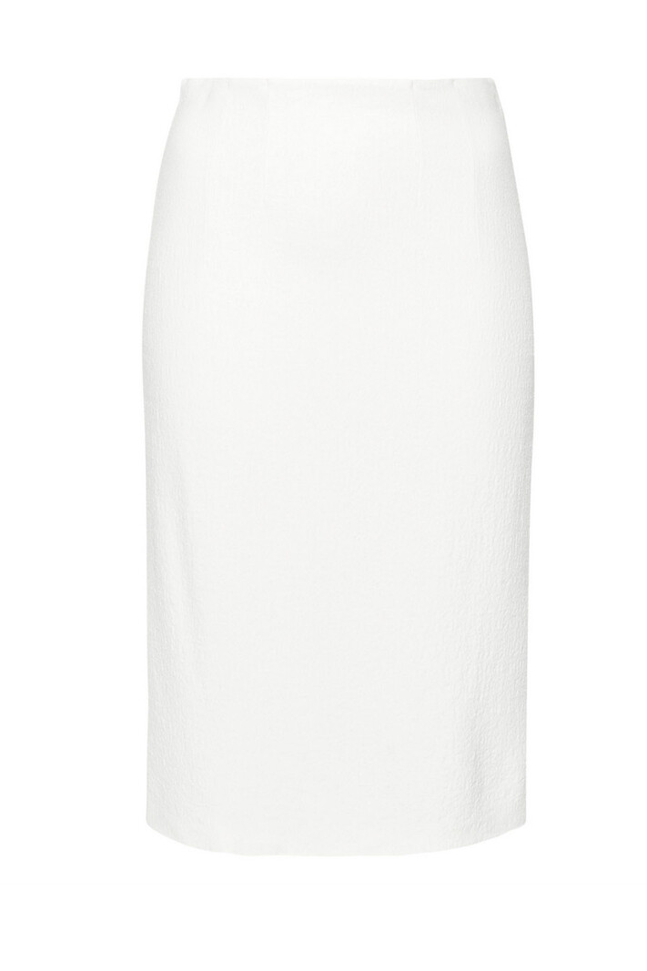 PATRIZIA PEPE Patrizia Pepe strech pencil skirt with luxurious fabric and high slit White