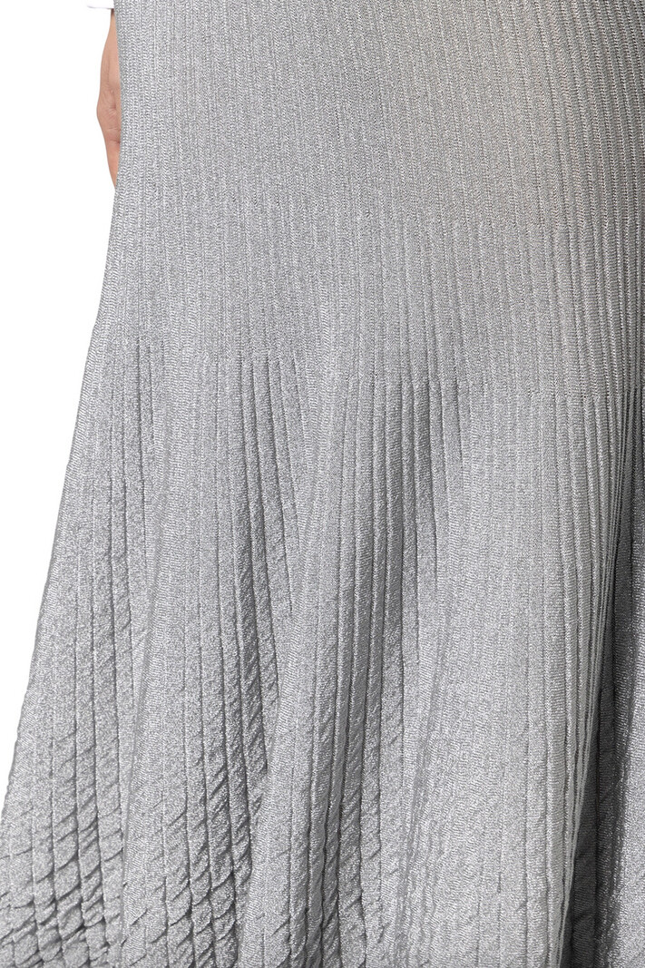ELISABETTA FRANCHI Elisabetta Franchi mid-length skirt metallic Grey