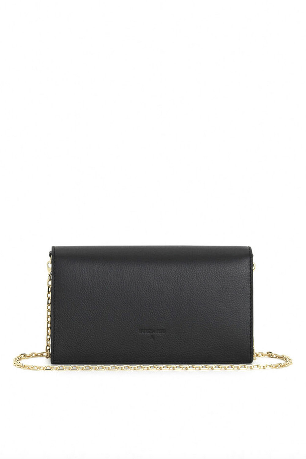 PATRIZIA PEPE Patrizia Pepe flybag crossbody bag with gold logo Black