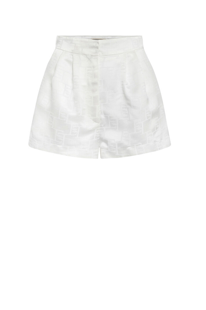 ELISABETTA FRANCHI Elisabetta Franchi satin shorts/shorts White