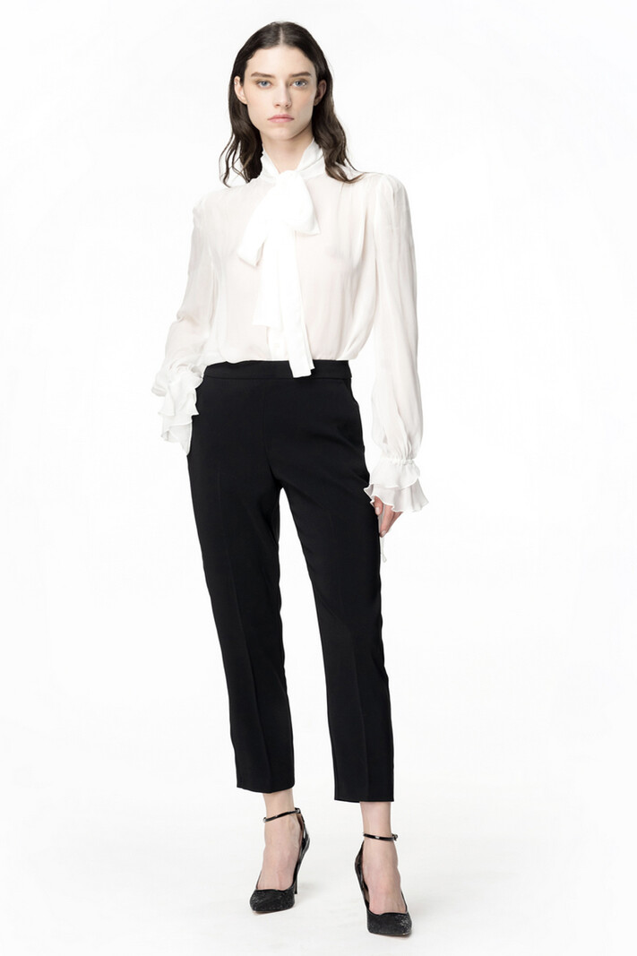 PINKO Pinko pants with zipper in the back Black