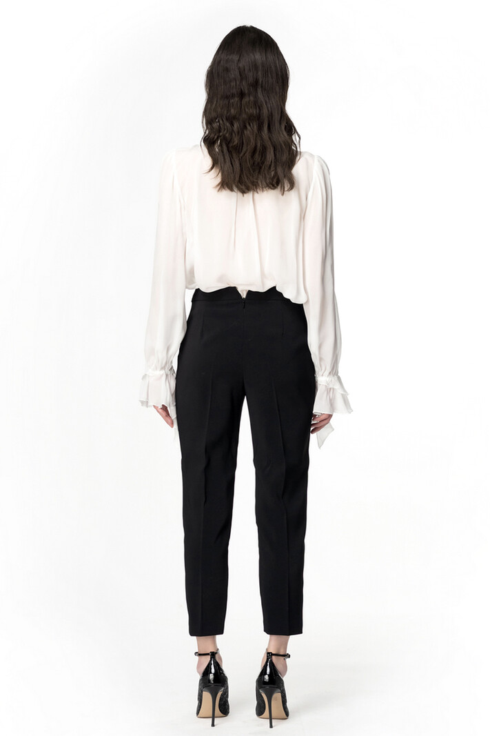 PINKO Pinko pants with zipper in the back Black