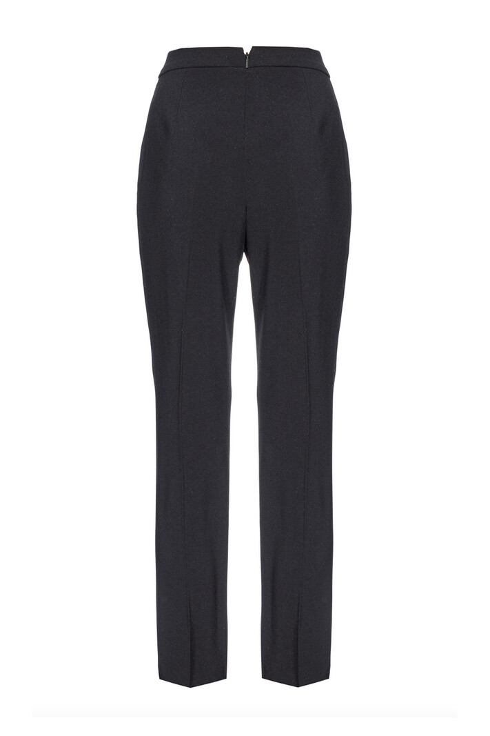 PINKO Pinko pants with zipper in the back Black