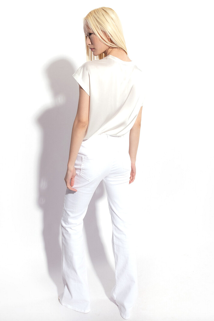 PINKO Pinko stretch satin top White