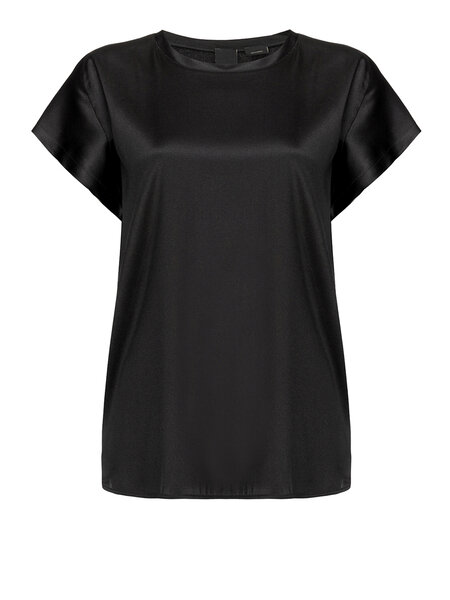 PINKO Pinko stretch satin top Black