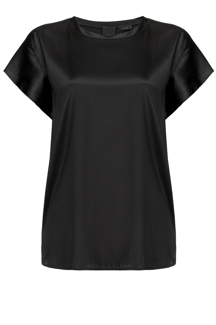 PINKO Pinko stretch satin top Zwart