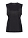 PINKO Pinko sleeveless tshirt with fringes Black