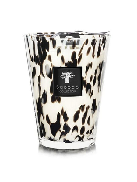 BAOBAB COLLECTION Baobab collection geurkaars Black Pearls Max 24  (24 cm)