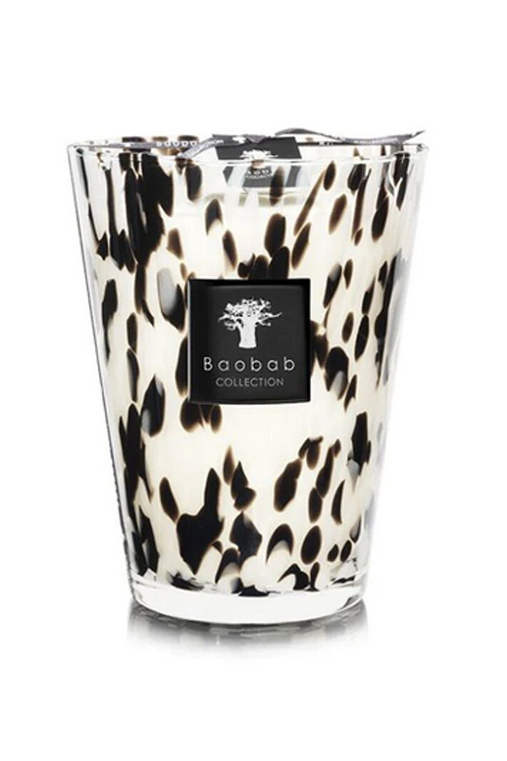 BAOBAB COLLECTION Baobab collection geurkaars Black Pearls Max 24  (24 cm)