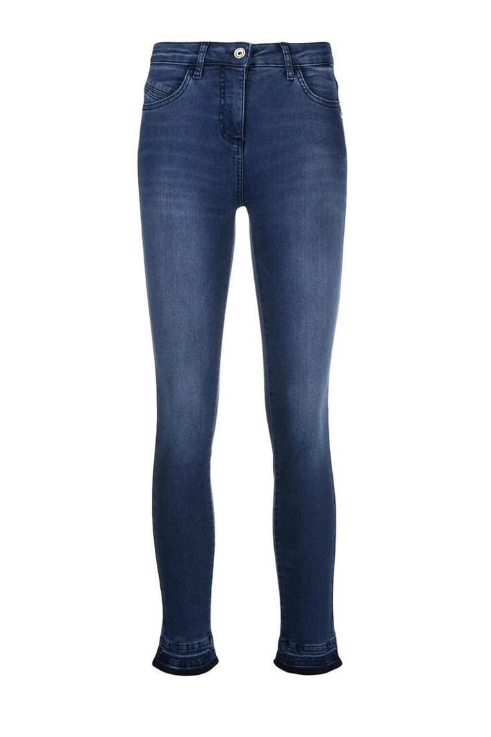 PATRIZIA PEPE Patrizia Pepe strech  jeans met logo Blauw