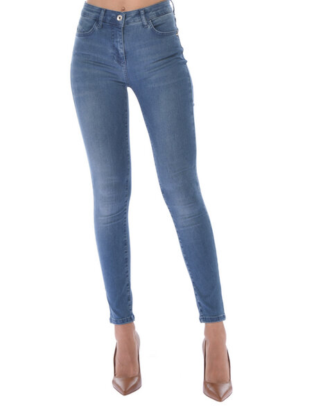 PATRIZIA PEPE Patrizia Pepe strech jeans with logo lighter Blue