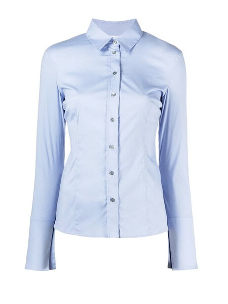 PATRIZIA PEPE Patrizia Pepe cotton stretch blouse light Blue