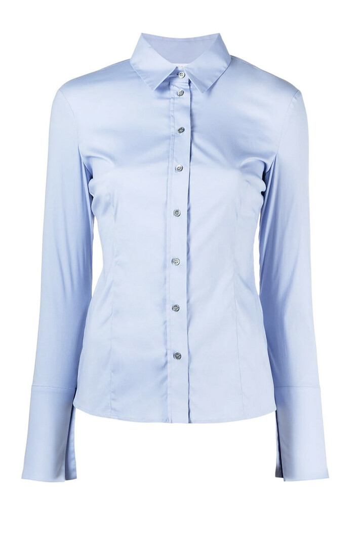 PATRIZIA PEPE Patrizia Pepe cotton stretch blouse light Blue