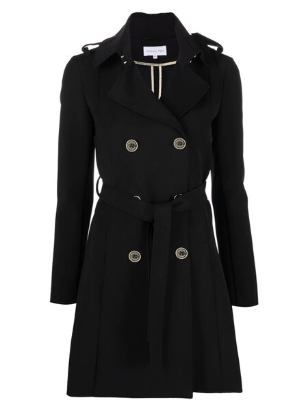 PATRIZIA PEPE Patrizia Pepe trench coat Zwart