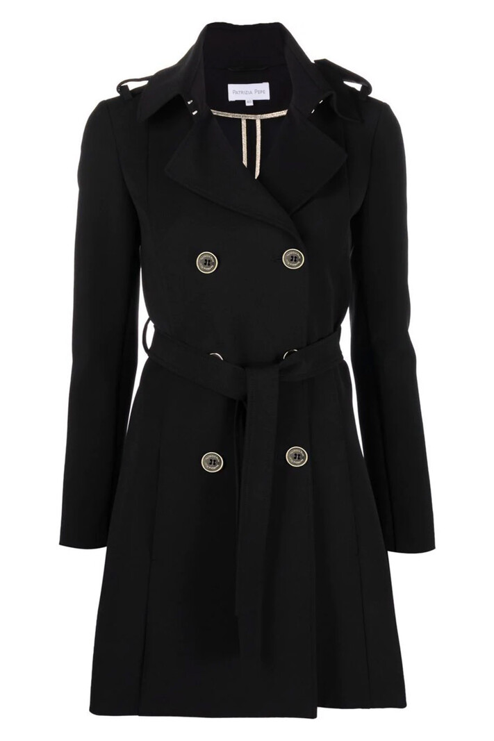 PATRIZIA PEPE Patrizia Pepe trench coat Black