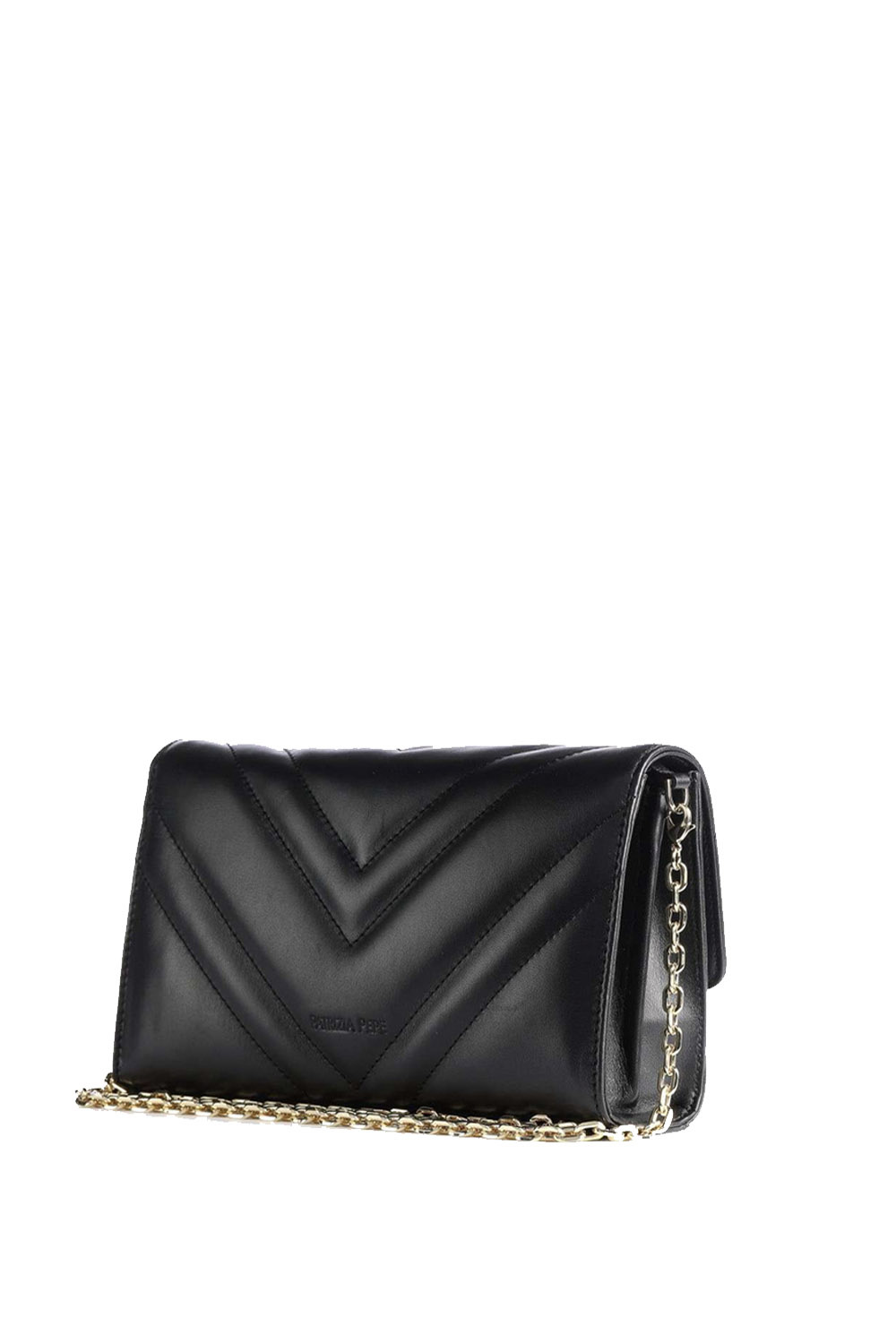 PATRIZIA PEPE Patrizia Pepe FLY bag met gouden logo Zwart