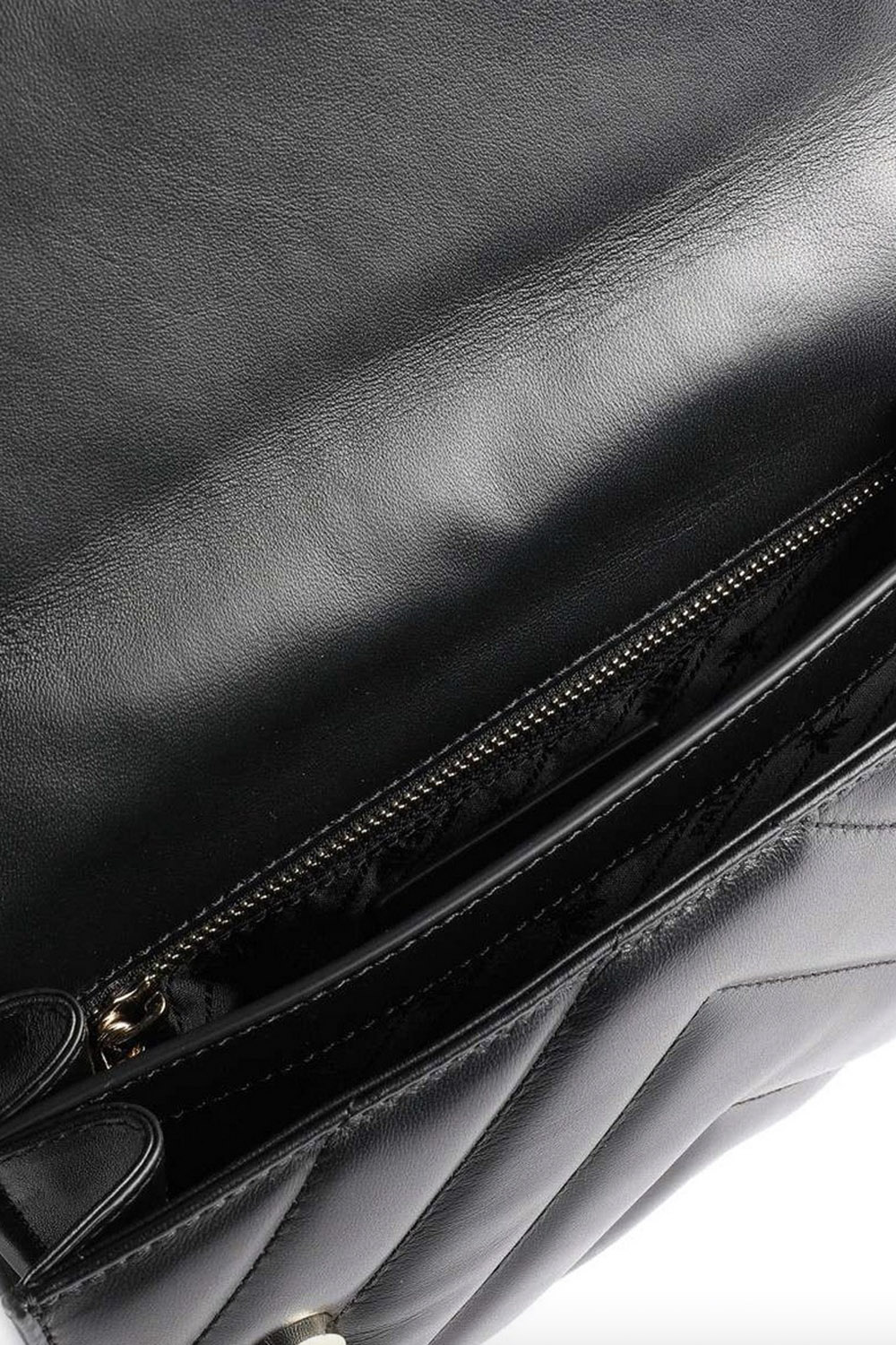 PATRIZIA PEPE Patrizia Pepe FLY bag met gouden logo Zwart