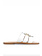 LIU JO Liu Jo Saba slippers met gouden rond logo Wit