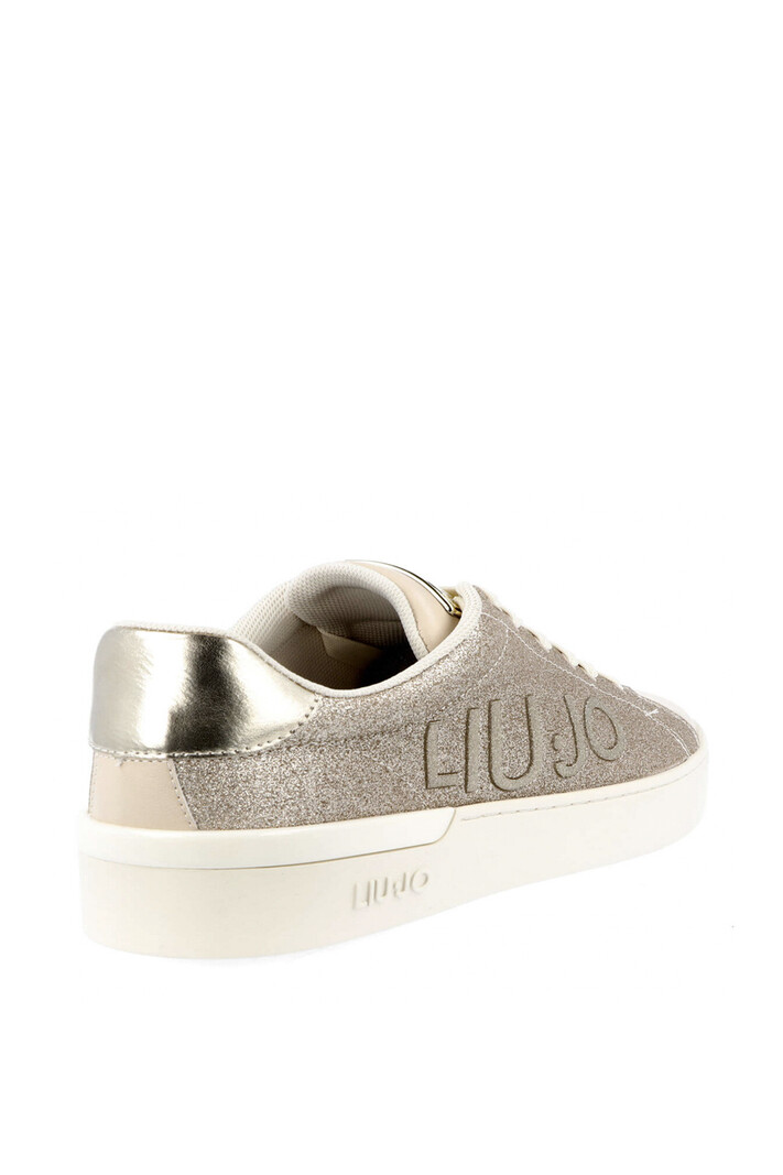 LIU JO Liu Jo Silvia 99 sneaker with gold logo Gold