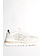 LIU JO Liu Jo Amazing 23 sneaker half transparant en tekst op zool goud met Wit