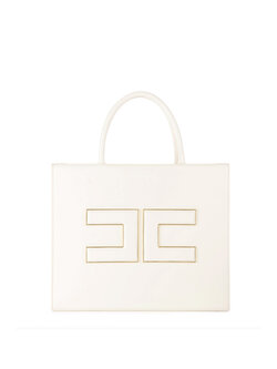 ELISABETTA FRANCHI Elisabetta Franchi medium shopper burro / cream White