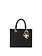 ELISABETTA FRANCHI Elisabetta Franchi small fabric shopper with charms / Charms Black