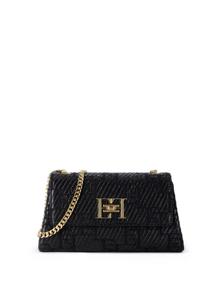 ELISABETTA FRANCHI Elisabetta Franchi bag in jacquard fabric Black