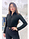 XACUS Xacus Woman / Women's Active blouse Sara - Italian Slim Fit - Black
