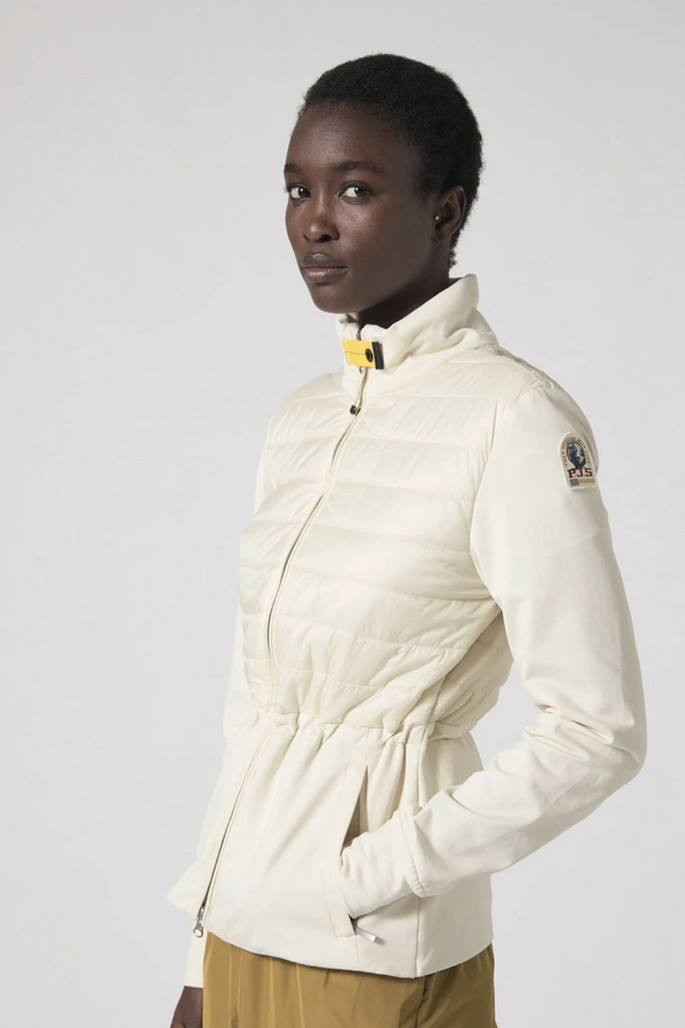 PARAJUMPERS Parajumpers  jacket Woman Natascia  Moonbeam / room Wit (valt beetje ruim uit)