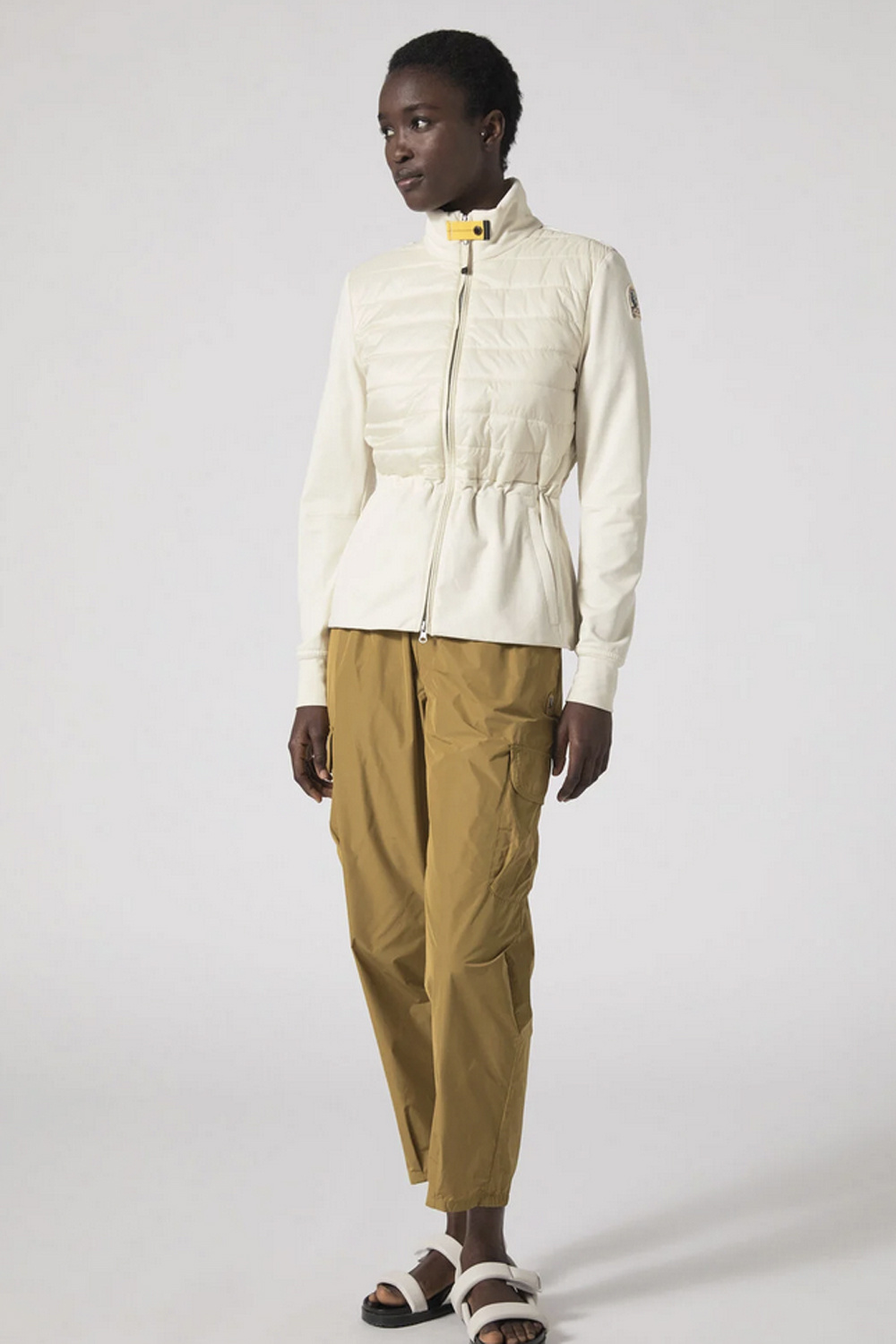 PARAJUMPERS Parajumpers  jacket Woman Natascia  Moonbeam / room Wit (valt beetje ruim uit)