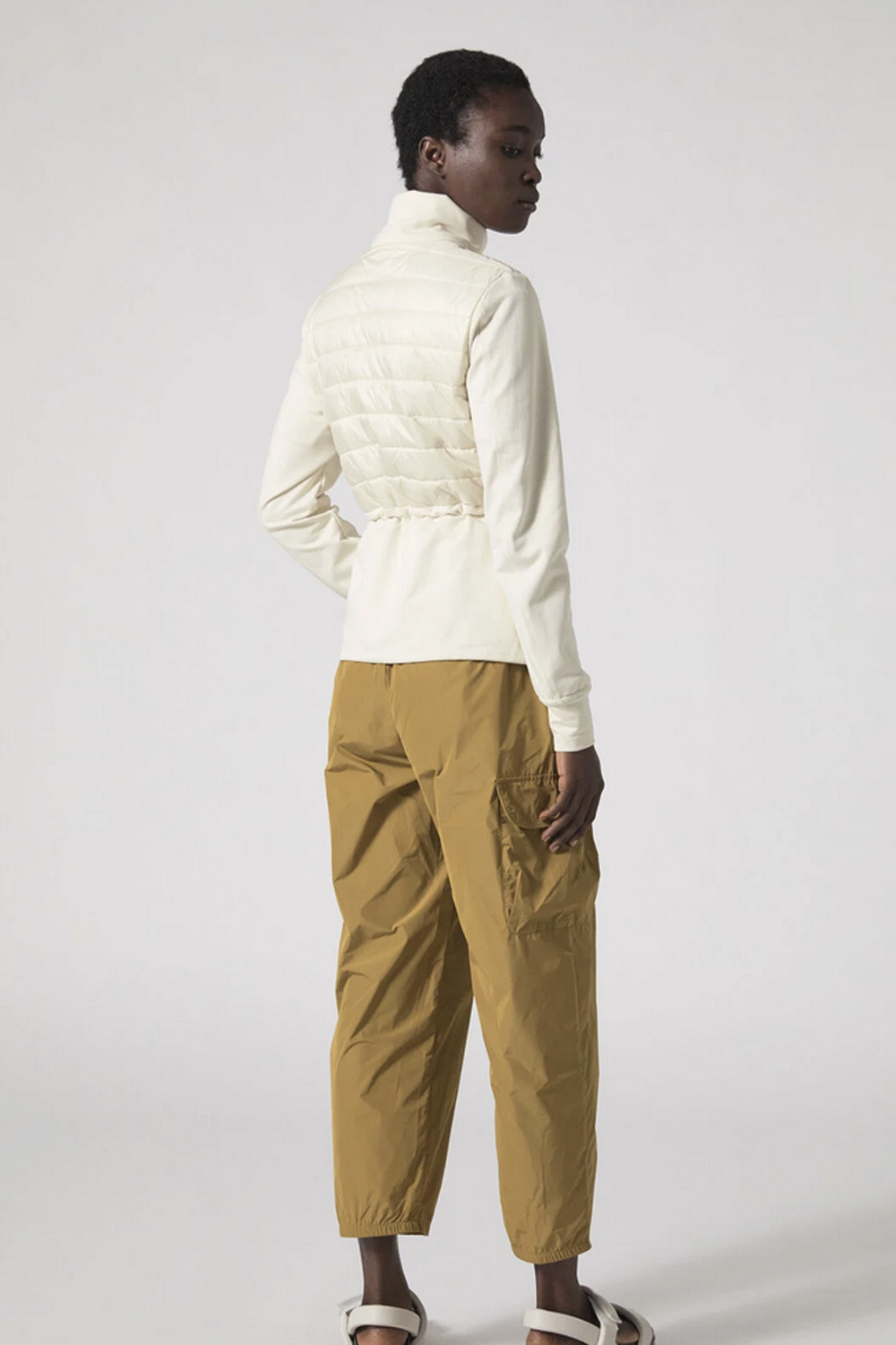 PARAJUMPERS Parajumpers  jacket Woman Natascia  Moonbeam / room Wit (valt beetje ruim uit)