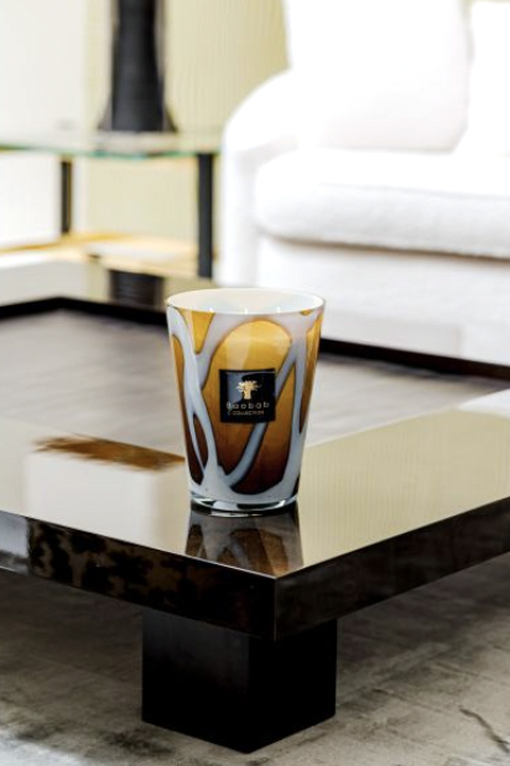 BAOBAB COLLECTION Baobab collection geurkaars Stones Agate Max 16  (16 cm)