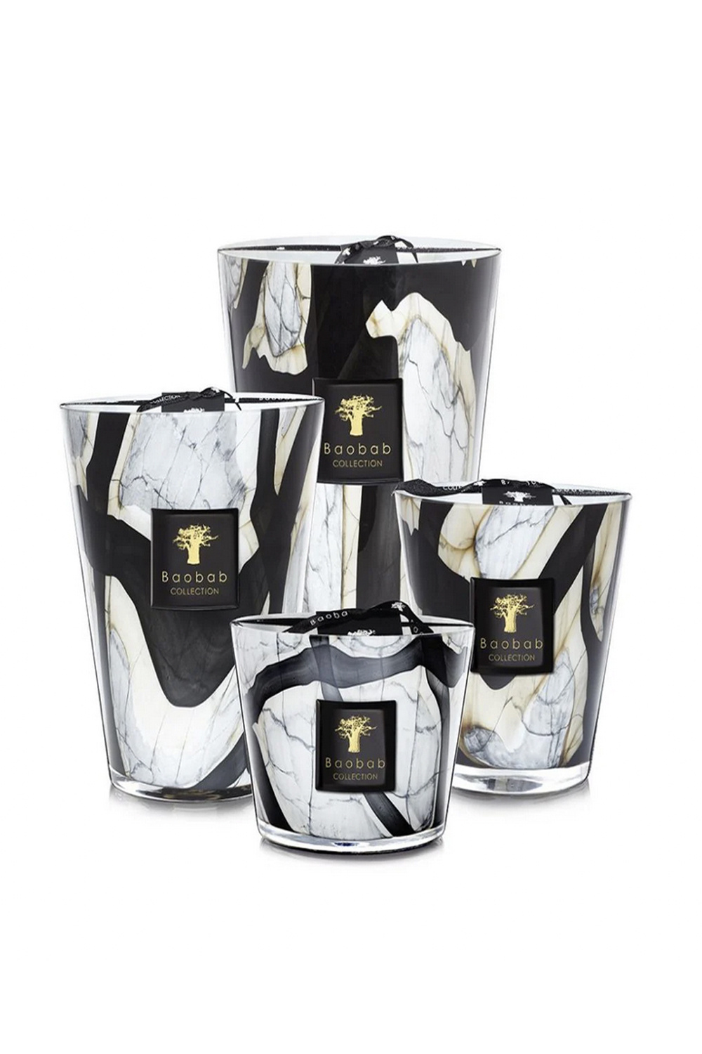 BAOBAB COLLECTION Baobab collection geurkaars Stones Marble Max 35 (35 cm)